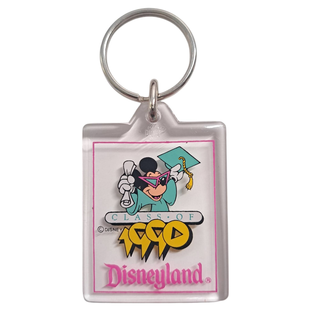 Vintage Disneyland Universal Studio Acrylic & Metal Keychains Lot of (4) - Picture 4 of 9